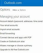 Image result for Change Email Password in Outlook