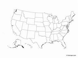 Image result for 50 States Map Outline