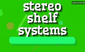 Image result for Retro Stereo Shelf System