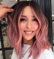 Image result for Rose Gold Hair Color Short Hair