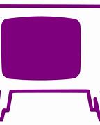 Image result for Purple TV Drawing PNG