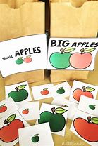 Image result for Apple Size Sorting for Preschoolers Free Printable
