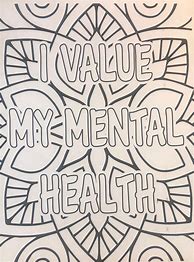Image result for Mental Health Coloring Sheets