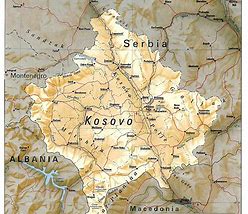 Image result for Kosovo Map