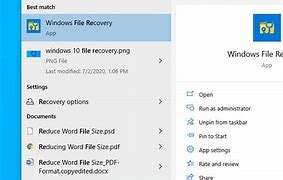 Image result for File Recovery Windows 10