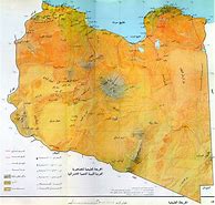 Image result for Libya Physical Map
