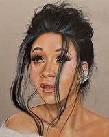 Image result for Cardi B Drawing