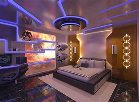 Image result for Futuristic Room Art