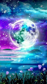 Image result for Cute Moon Galaxy Wallpaper