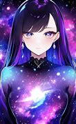 Image result for Cute Anime Girl Galaxy Blue