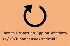 Image result for Restart App