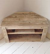 Image result for Rustic Pallet Wood Corner TV Cabinet or Stand