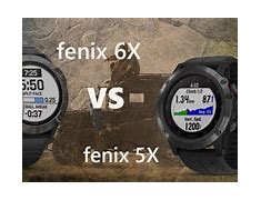 Image result for Fenix 5X vs 6X
