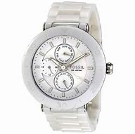 Image result for White Fossil Watch Square