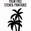 Image result for Palm Tree Cut Out Template