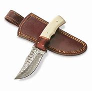 Image result for Drop Point Knife with Finger Ring Template
