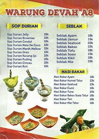 Image result for Daftar Harga Menu Makanan