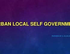 Image result for Urban Local Government