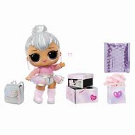 Image result for LOL Surprise Big B.B. (Big Baby) Kitty Queen - 11" Large Doll, Unbox Fashions, Shoes, Accessories, Includes Playset Desk, Chair And Backdrop