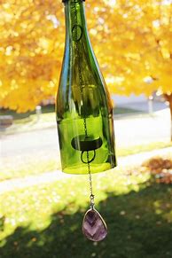Image result for Wine Bottle Wind Chimes