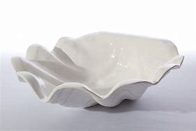 Image result for Large Ceramic Seashell Bowl