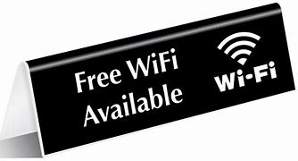 Image result for Wi-Fi Available. Sign