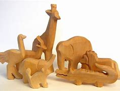 Image result for Wooden Animals