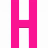 Image result for Letter H Pink Bubble