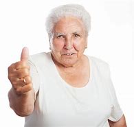 Image result for Old Lady Thumbs Up