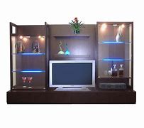 Image result for TV Wall Unit with Floating Shelves