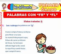 Image result for Palabras Con FR