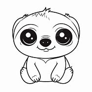Image result for How to Draw a Cartoon Sloth