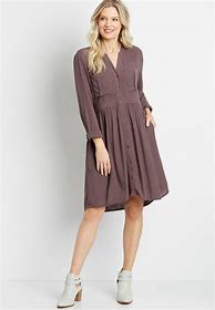 Image result for Button Down Shirt Dress