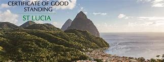 Image result for St. Lucia Good Standing Certificate