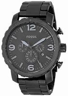 Image result for All-Black Fossil Watch