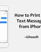 Image result for How to Copie Text Messages From iPhone to Print Out