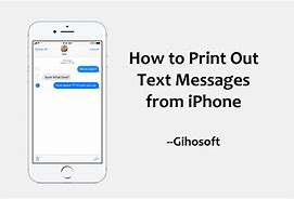 Image result for Print Messages From iPhone