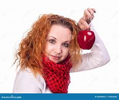 Image result for Apple Girl Red Real Life Cute Cold