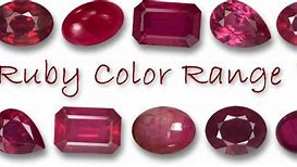 Image result for Ruby Color Chart