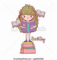 Image result for Girl Reading Book Clip Art
