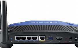 Image result for Linksys Wireless Routers Blue and Black in Color