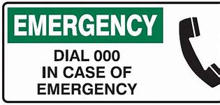Image result for 000 Emergency Symbol