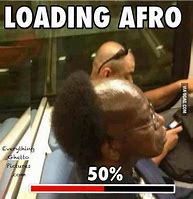 Image result for Loading Afro Meme