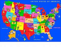 Image result for Us Map Cartoon
