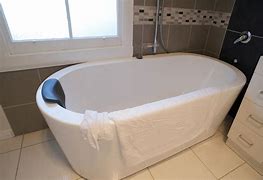 Image result for Free Standing Bathtub and Shower