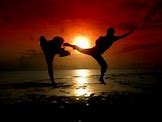 Image result for 2 People Silhouette Fight