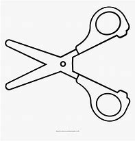 Image result for Outline of a Pair of Scissors