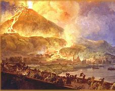 Image result for Mount Vesuvius Pompeii Fresco Art