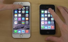 Image result for iPhone 6 vs iPhone 4S