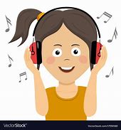 Image result for Person Listening to Music Clip Art
